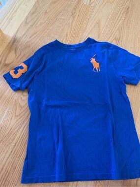 Polo by Ralph Lauren Kids Short Sleeve Tees — Aqua, Royal Blue & Navy Stripe